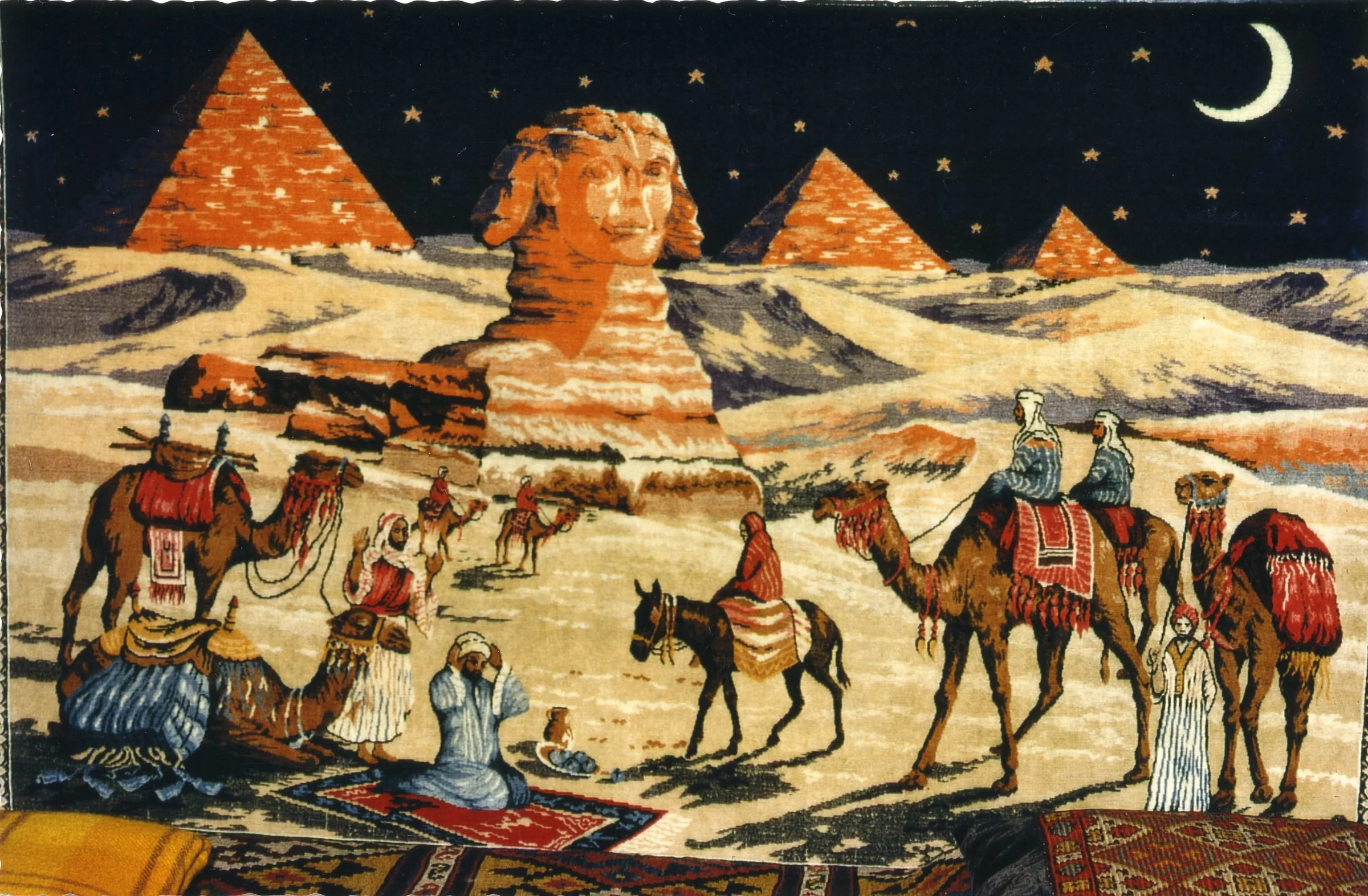 Martinus vægtæppe. Cheops pyramiden, Giza, Ægypten.