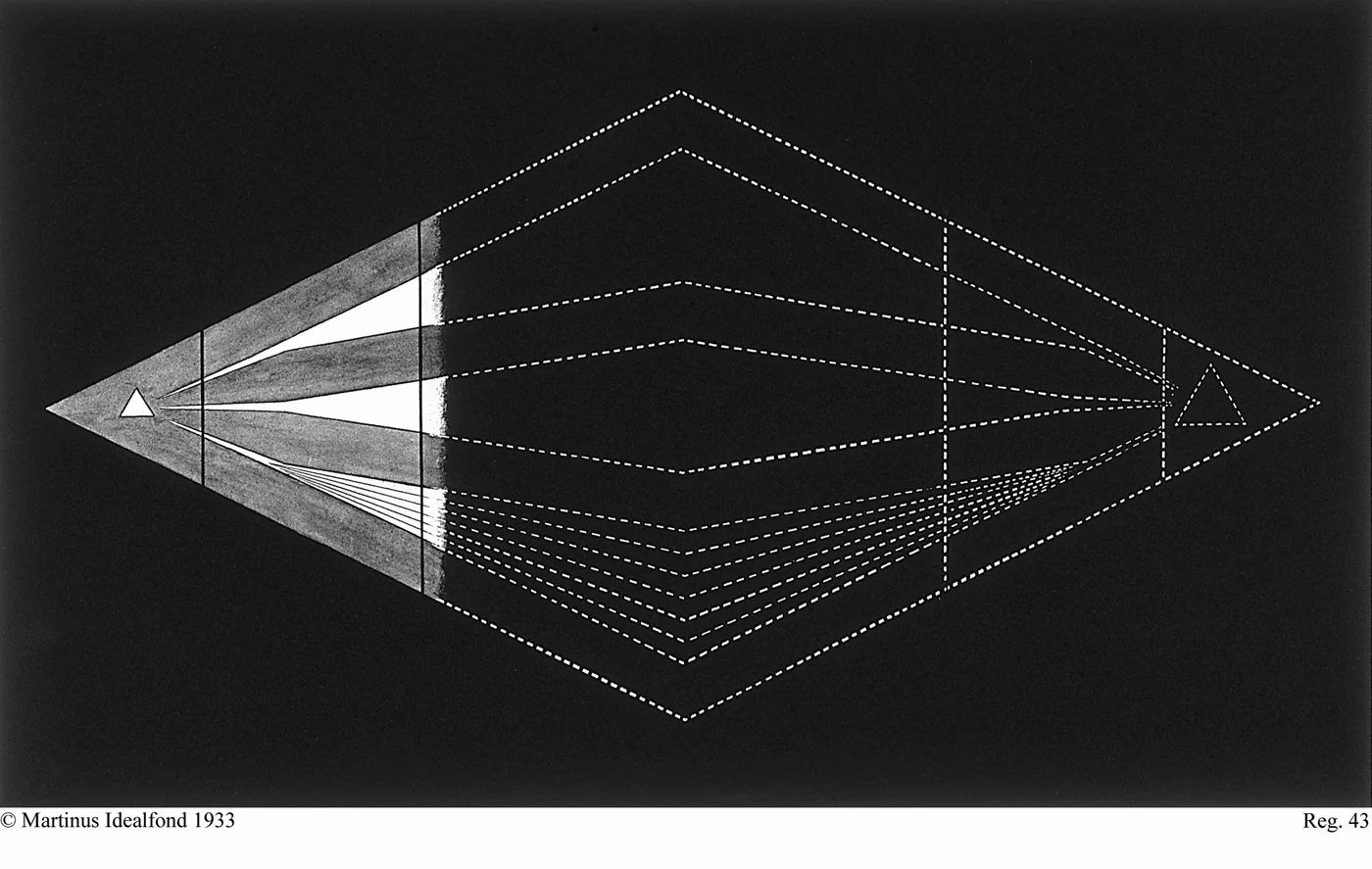 Symbol over Livets Bog i 1932. Symbol nr. 43 i DEV4