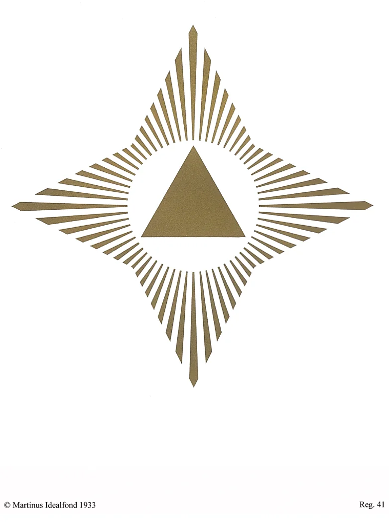 Symbol nr. 41. Stjernesymbolet af Martinus. copyright © Martinus Institut, www.martinus.dk